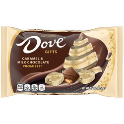 Dove Milk Chocolate Caramel Holiday Bag 36/7.94oz