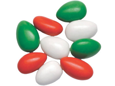 Jordan Almonds, Red, Green, & White 25lb