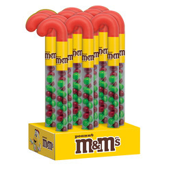M&M Peanut Filled Canes 12/1.74oz
