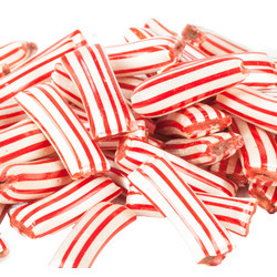 Chocolate Filled Peppermint Straws 15lb