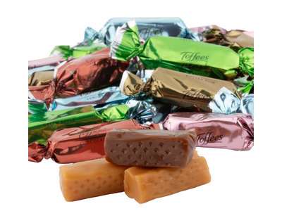 Assorted Wrapped Toffees 30lb