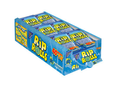 Blue Raspberry Rip Rolls 24ct