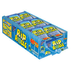 Blue Raspberry Rip Rolls 24ct