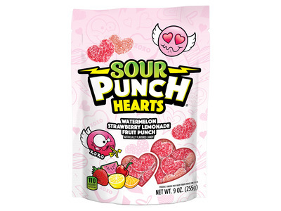 Sour Punch Hearts 6/9oz