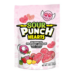 Sour Punch Hearts 6/9oz