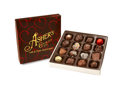 Assorted Milk and Dark Box of Chocolates 12/8oz