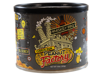 Whiskey BBQ Peanuts 6/10oz