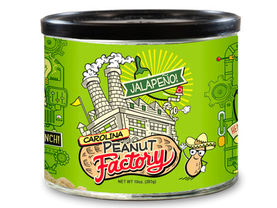 Jalapeno Peanuts 6/10oz