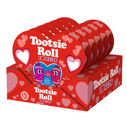 Tootsie Roll Heart Box 6/7oz