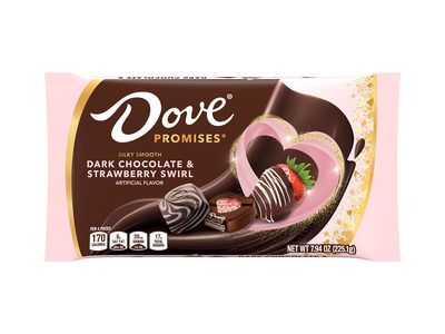 Dove Dark Chocolate & Strawberry Swirl 24/7.94oz