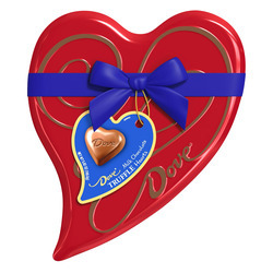 Dove Milk Chocolate Truffle Hearts Tin 6/5.82oz