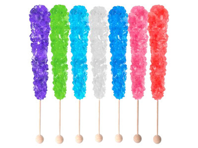 Assorted Rock Candy On A Stick 120ct