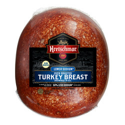 Oven Roasted Turkey Breast, Lower Sodium 2/8lb