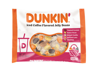 Dunkin' Iced Coffee Flavored Jelly Beans 24/12oz