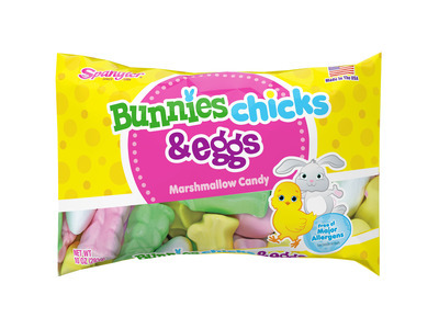 Bunnies Chicks & Eggs Marshmallow Candy 12/10oz