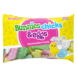 Bunnies Chicks & Eggs Marshmallow Candy 12/10oz