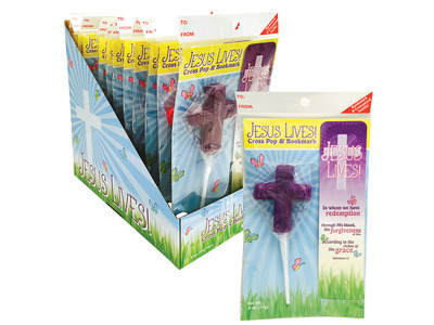 Jesus Lives! Cross Pop & Bookmark 12ct