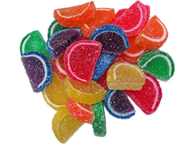 Mini Assorted Fruit Jelly Slices 6/5lb