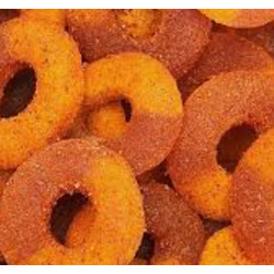 Chamoy Peach Gummy Rings 4/5lb