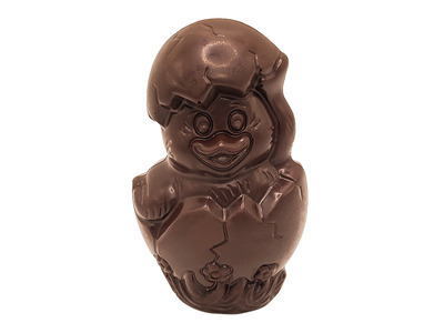Milk Chocolate Chick with Egg 24ct