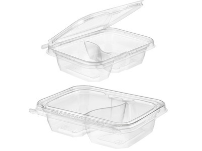 2-Compartment Clamshell 200/16oz