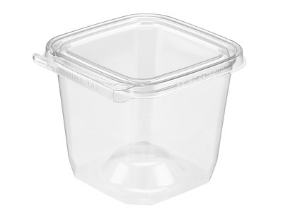 Square Dome Base Clamshell 264/23oz