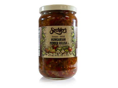 Sweet Mild Hungarian Pepper Relish 12/16oz