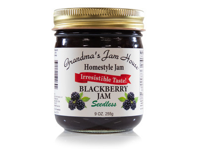 Blackberry Seedless Jam 12/9oz