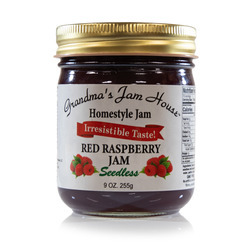 Red Raspberry Seedless Jam 12/9oz