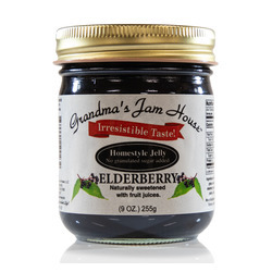 Low Sugar Elderberry Jelly 12/9oz