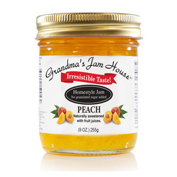 Low Sugar Peach Jam 12/9oz
