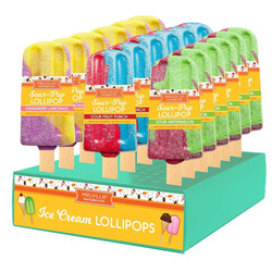 Sour-Pop Ice Cream Lollipops 24ct