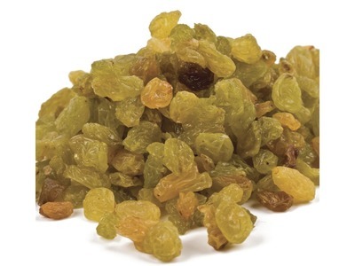 Golden Seedless Oil Treated Raisins 30lb