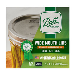 Wide Mouth Lids 24/12ct