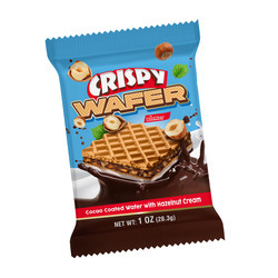 Cocao Coated Wafer with Hazelnut Cream 6/24ct