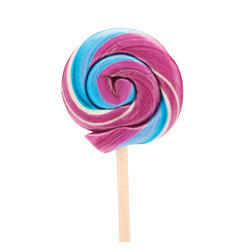 Tie Dye Cotton Candy Lollipops 15/1oz