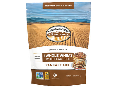 100% Whole Wheat with Flax Seed Pancake Mix 8/2lb