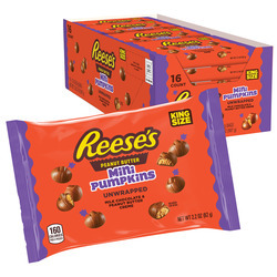 Reese's Milk Chocolate Peanut Butter Mini Pumpkins 16ct