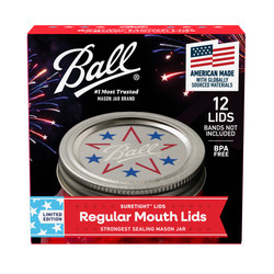 Americana Regular Mouth Lids 12pk
