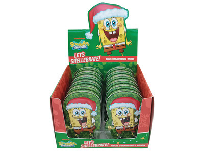 SpongeBob Christmas Tin 12ct