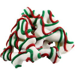 Drizzled Holiday Tree Pretzels 10lb
