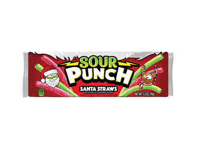 Sour Punch Santa Straws 12/3.2oz