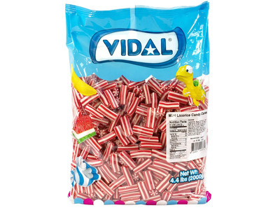 Mini Licorice Candy Canes 6/4.4lb