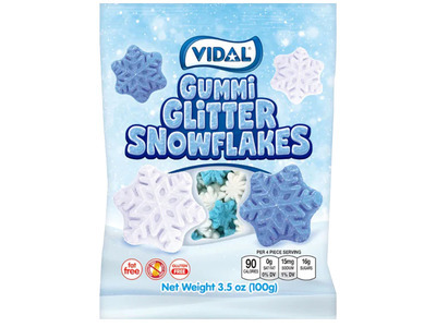 Gummi Glitter Snowflakes 14/3.5oz