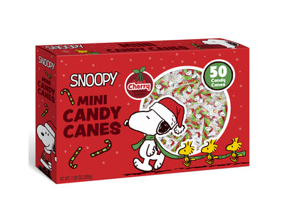 Snoopy Mini Candy Canes 12/50ct