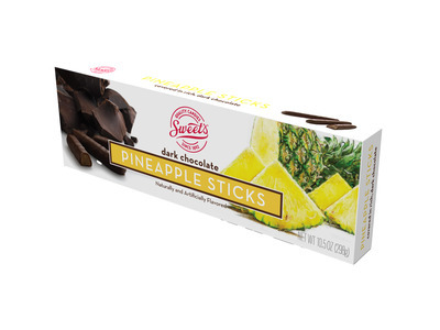 Dark Chocolate Pineapple Sticks 12/10.5oz