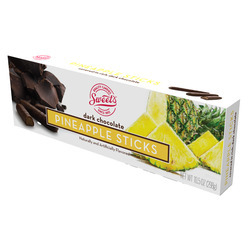 Dark Chocolate Pineapple Sticks 12/10.5oz