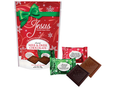 Christmas Milk & Dark Chocolate 6/3.5oz