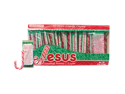Mini Candy Canes 24/6oz