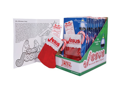 Candy Cane Stocking Set 12ct